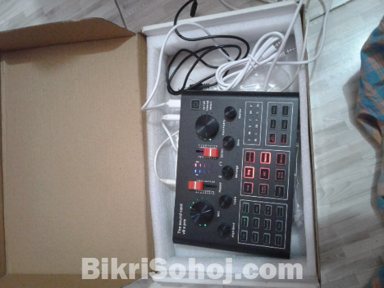 Live sound card & microphone